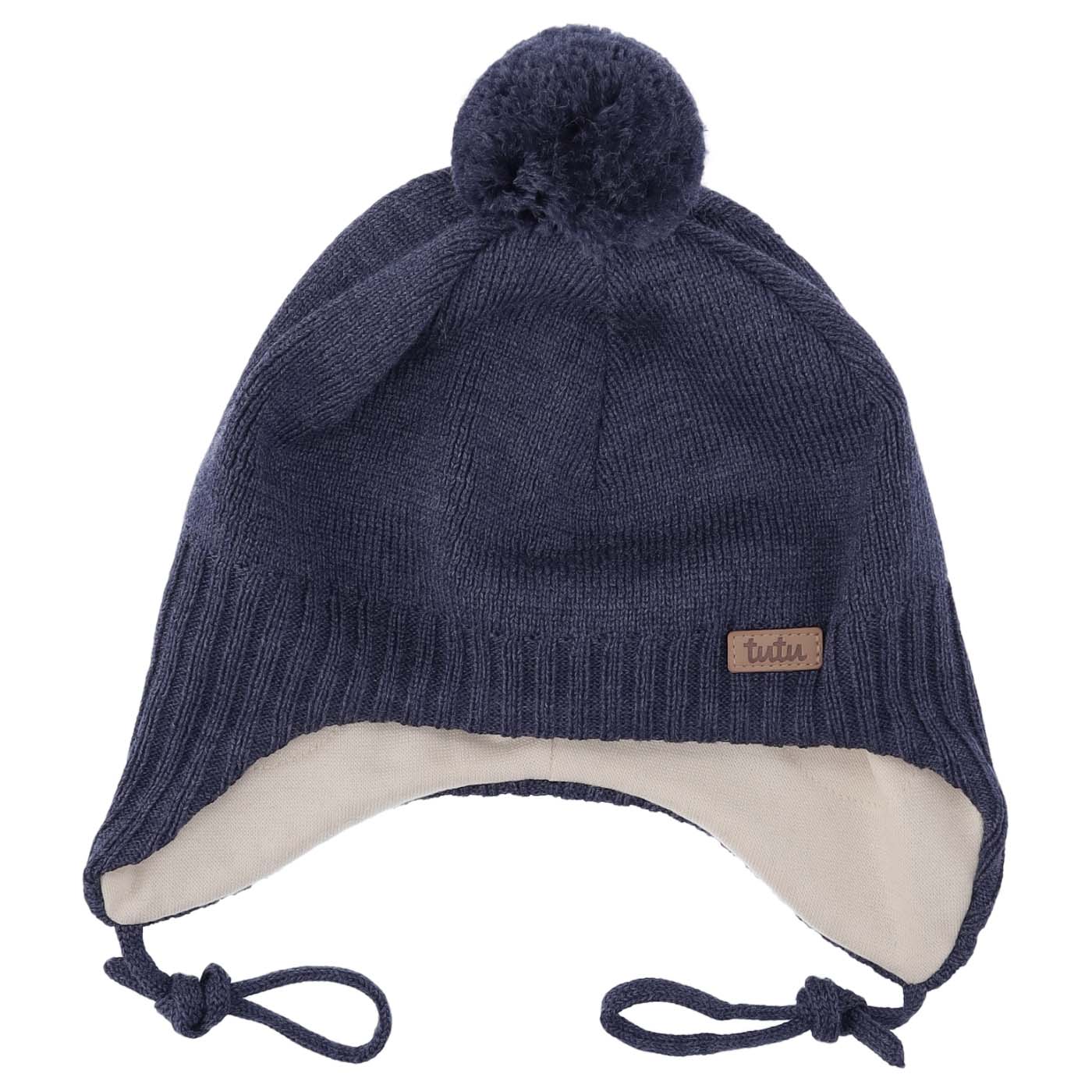 Premium merino wool hat with laces