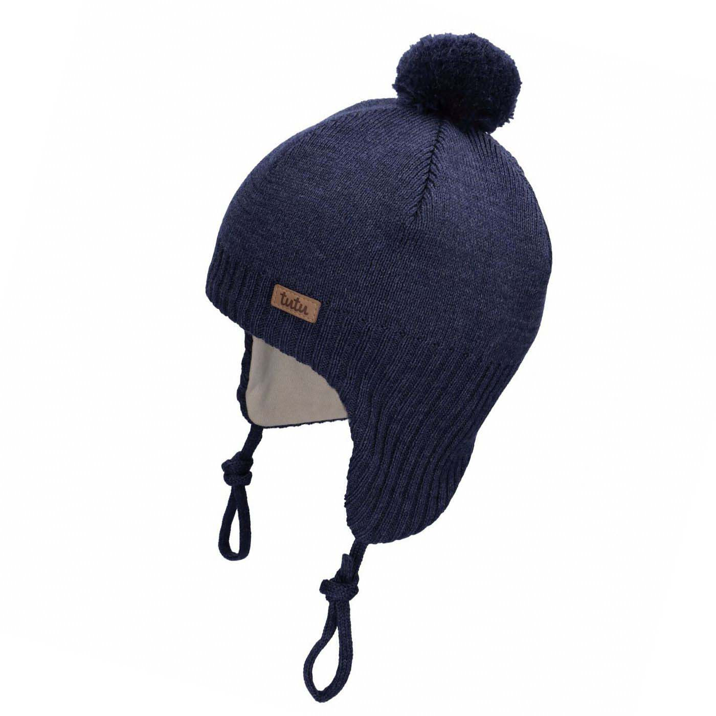 Premium merino wool hat with laces
